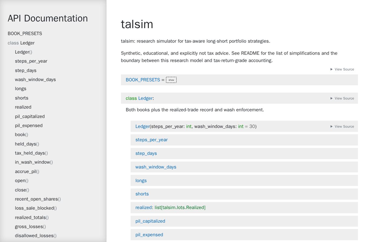 Preview of Talsim