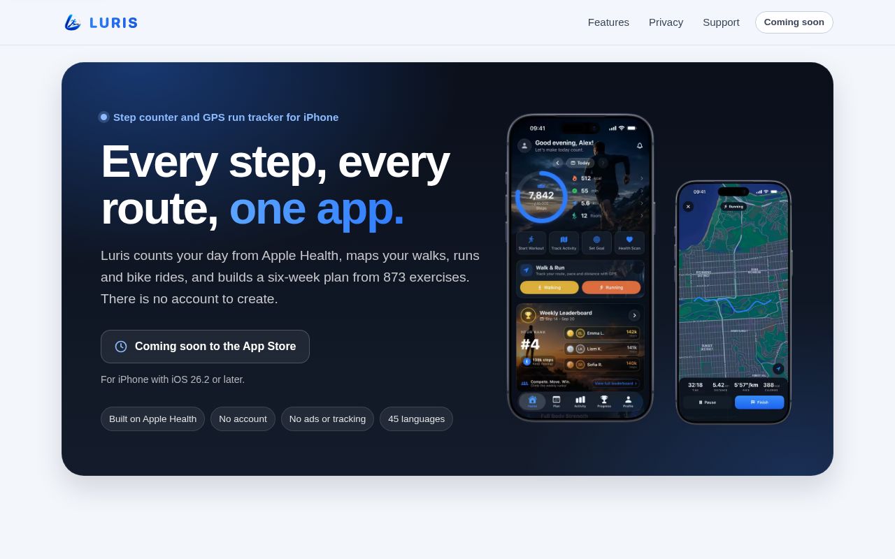 Preview of Luris Website