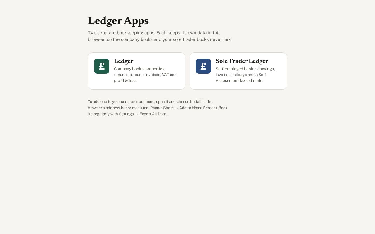 Preview of Ledger Apps