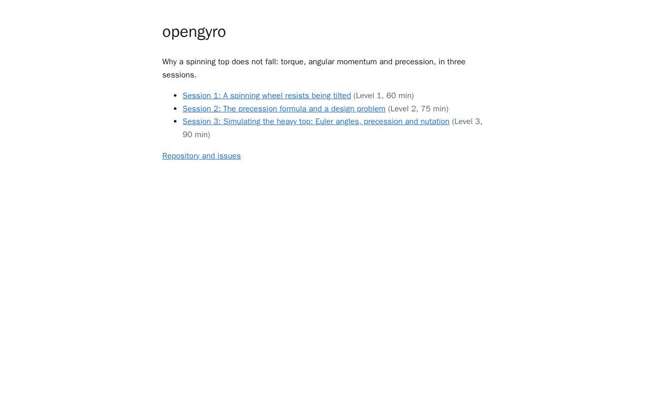 Preview of Opengyro