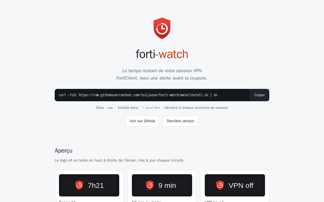 Preview of Forti Watch