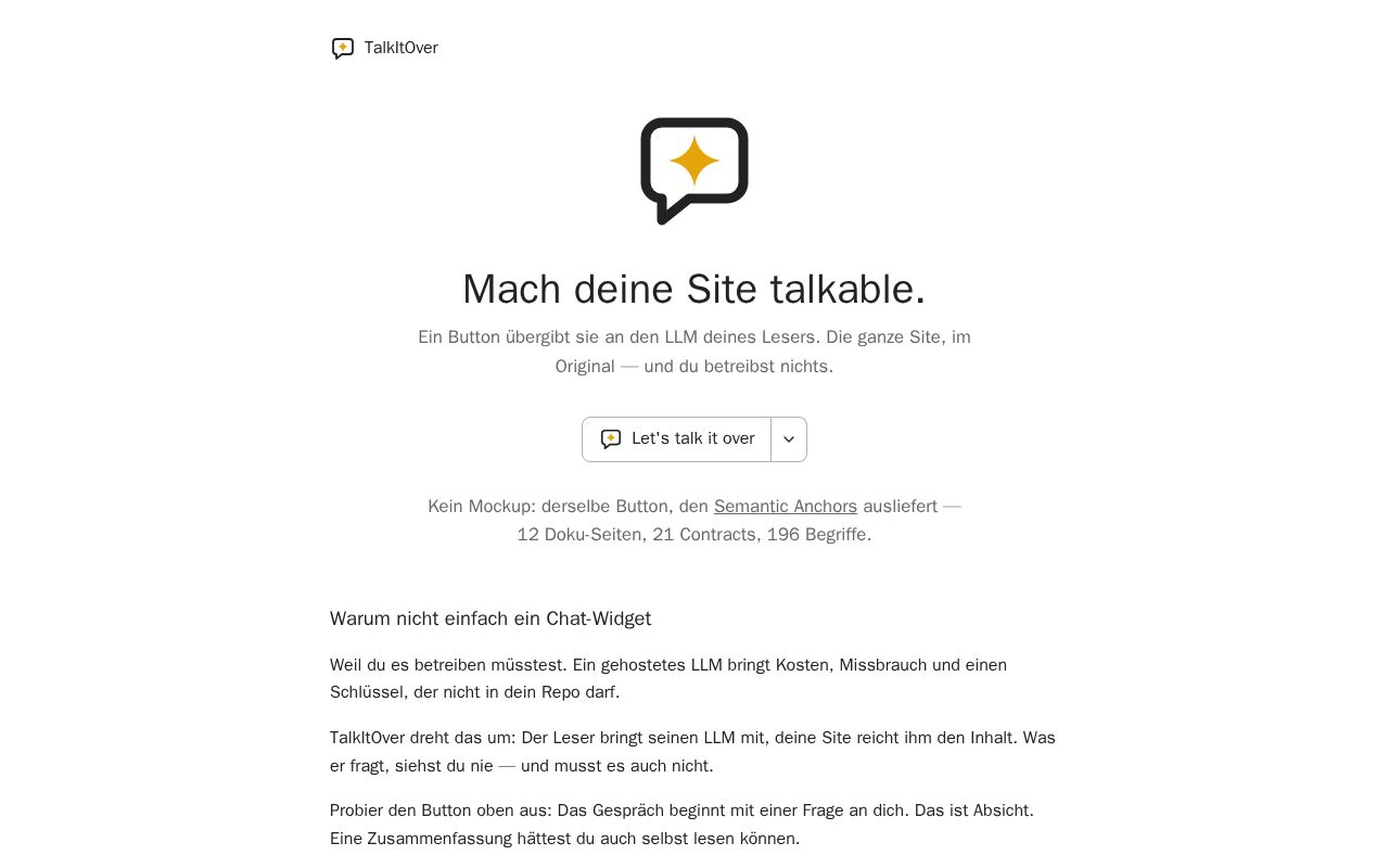 Preview of Talkitover