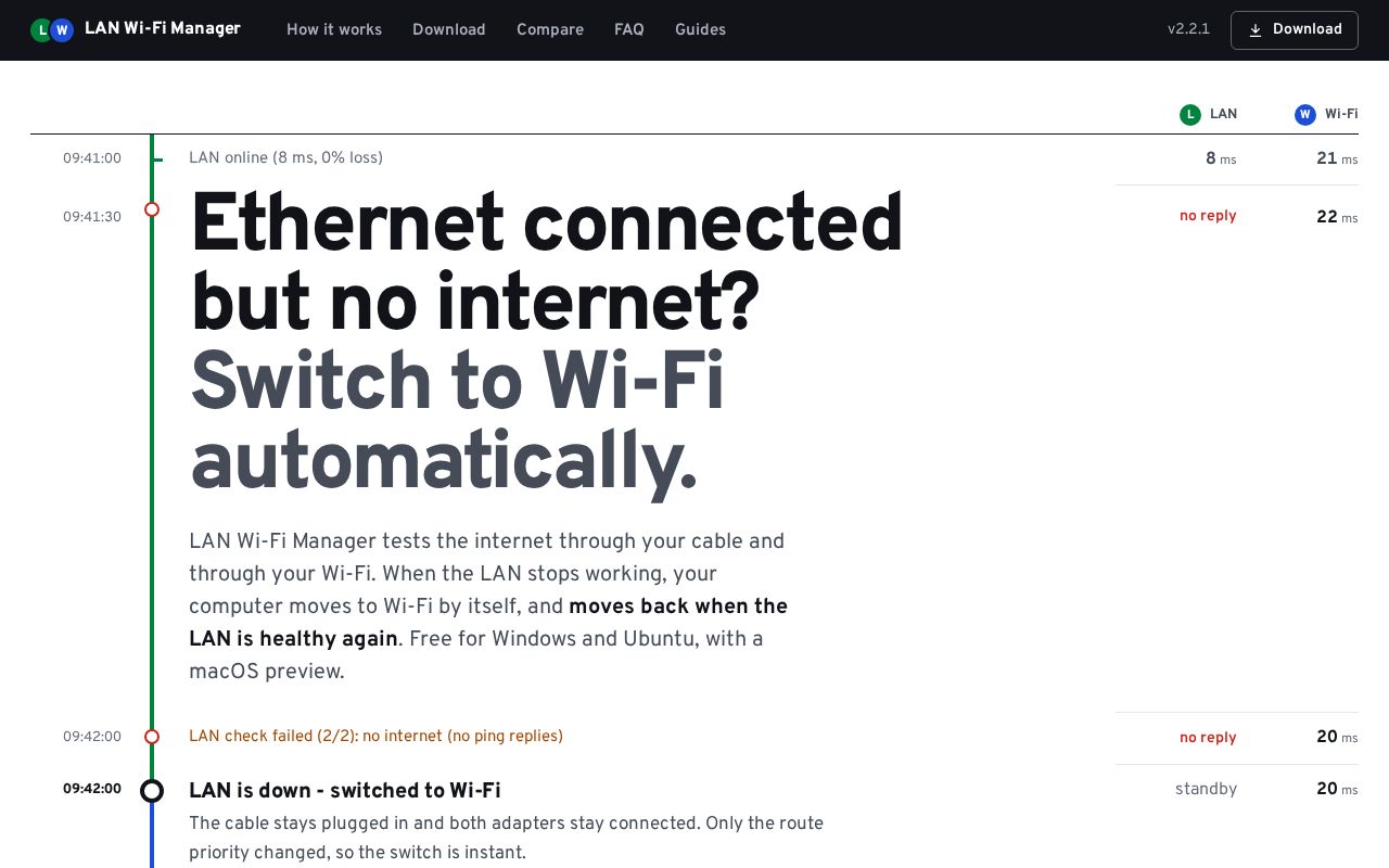 Preview of Lan Wifi Manager