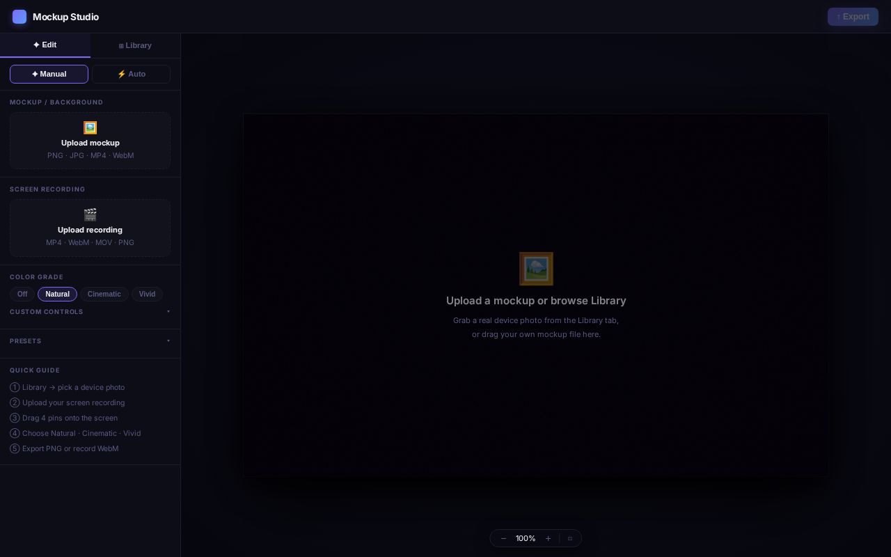 Preview of Mockup Studio