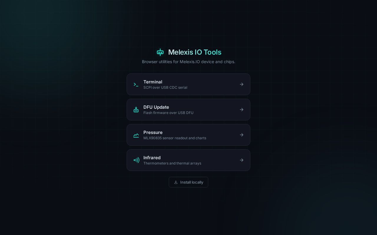 Preview of New MelexisIO