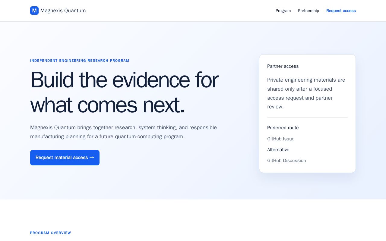 Preview of Magnexis Quantum
