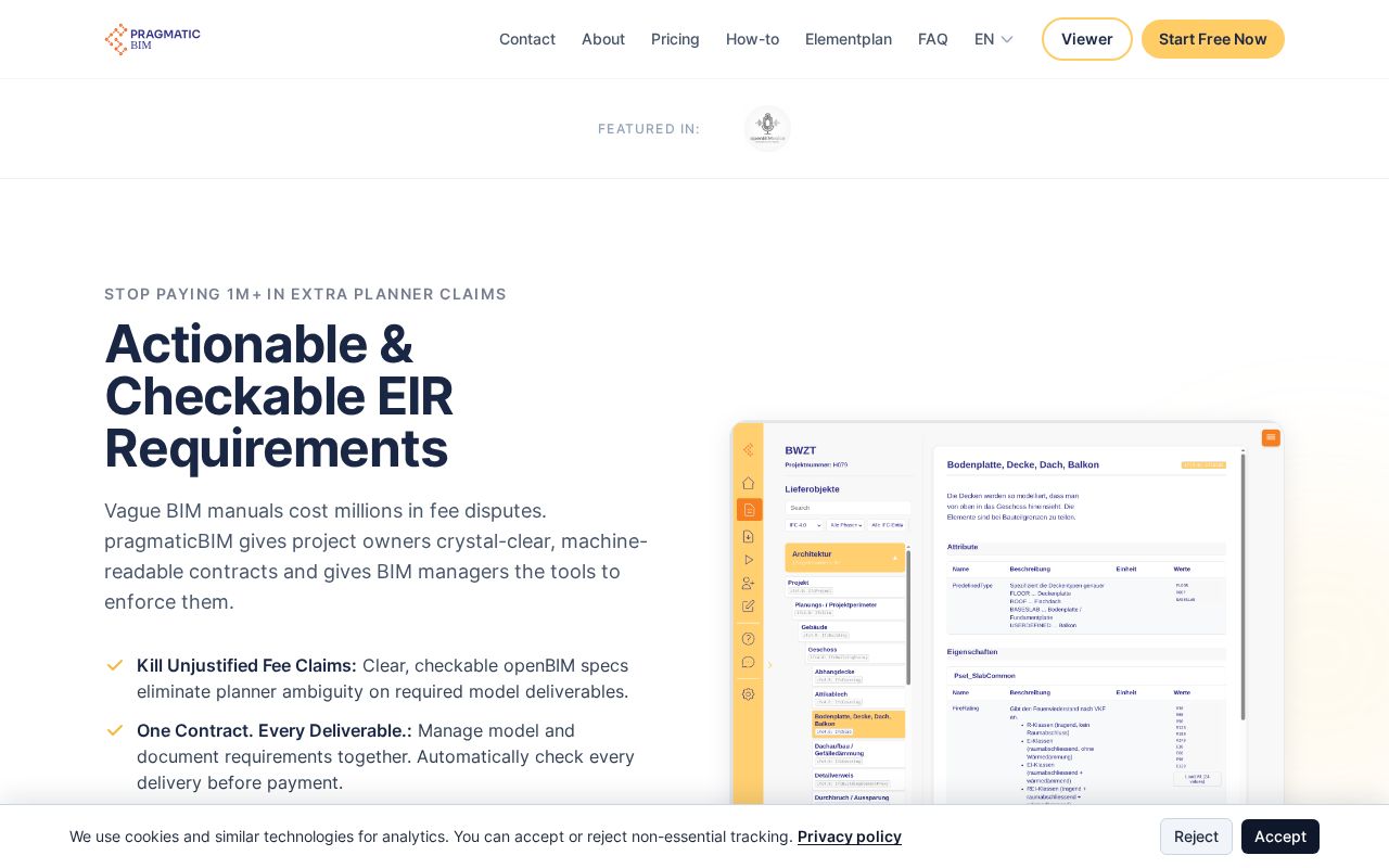 Preview of Pragmaticbim Tools