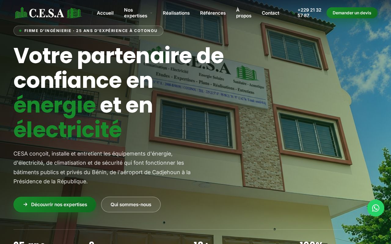 Preview of Énergie Solaire, Électricité & Climatisation au Bénin