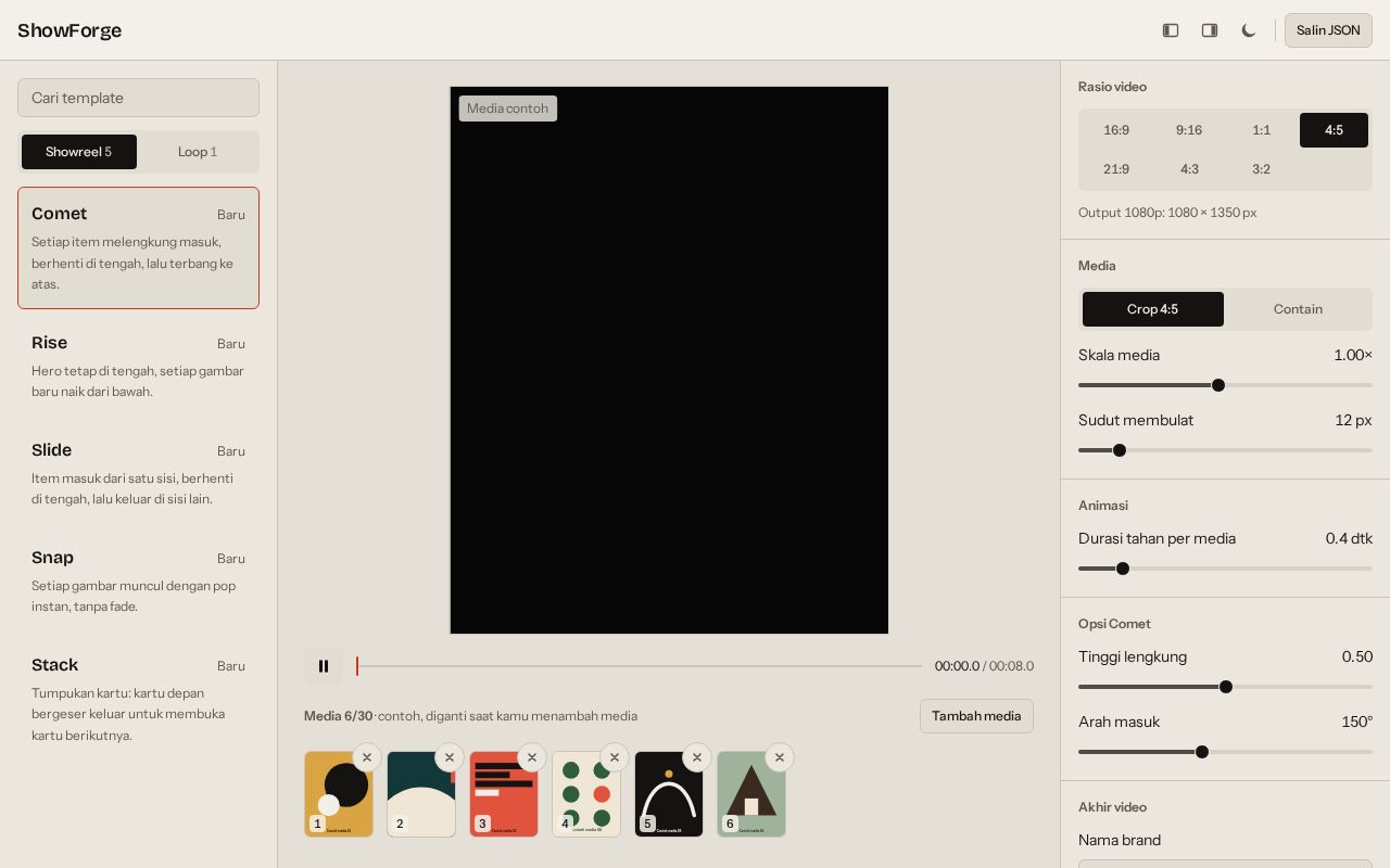 Preview of Webfolio