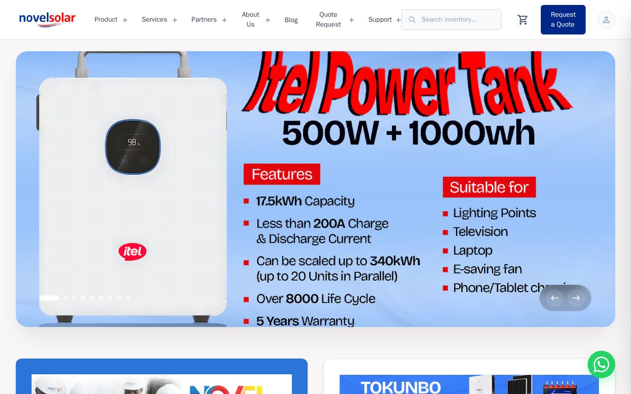 Preview of NOVELSOLARWEB