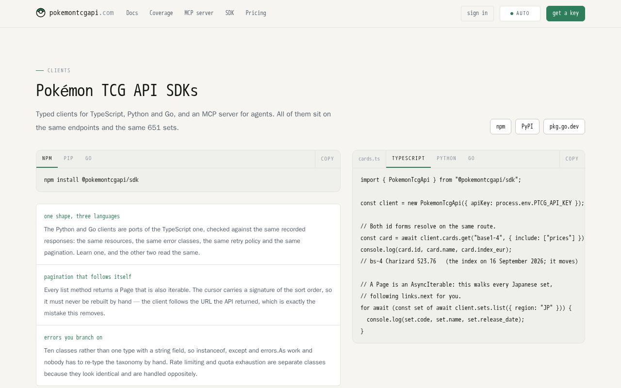 Preview of Sdk Go