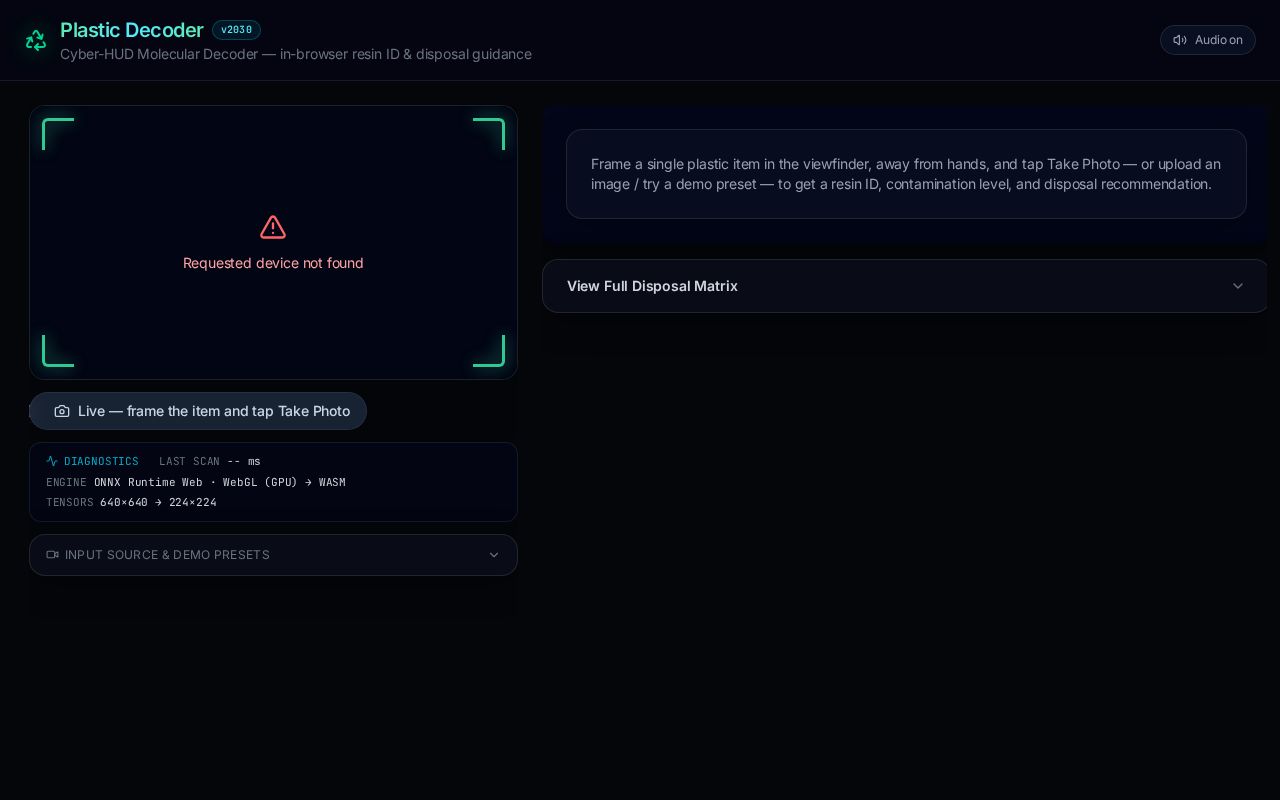Preview of AI PLASTIC SORTING WEBSITE