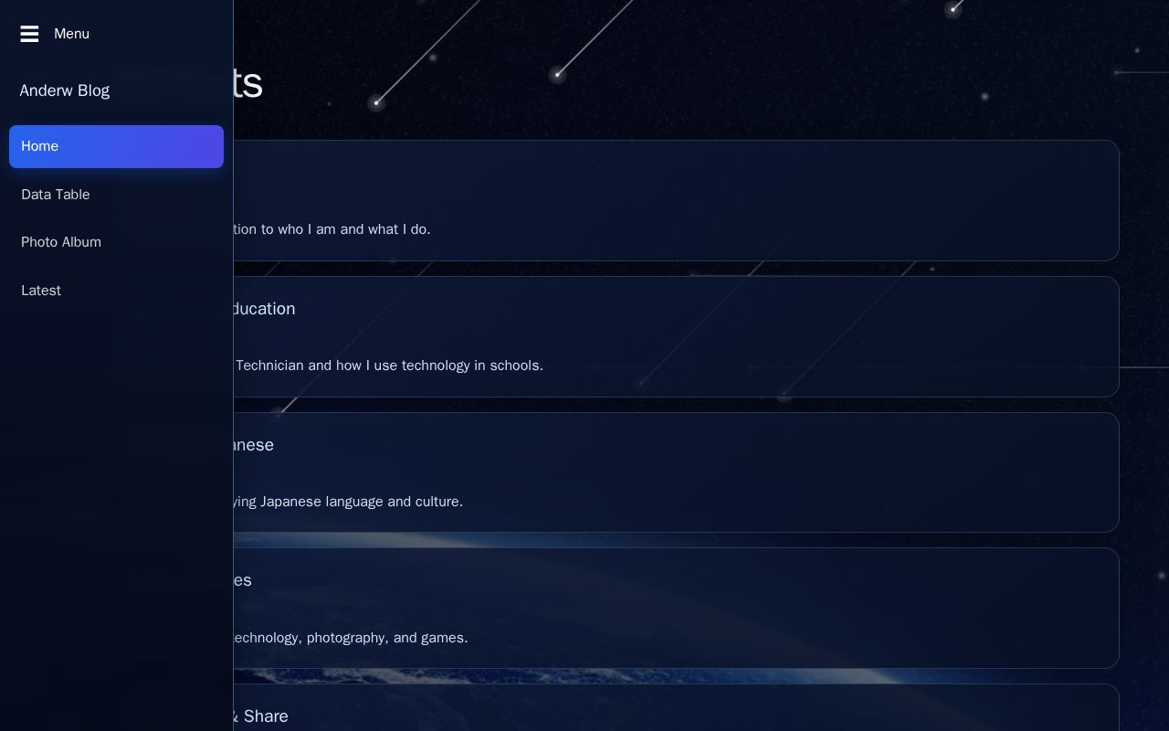 Preview of Andrew Blog