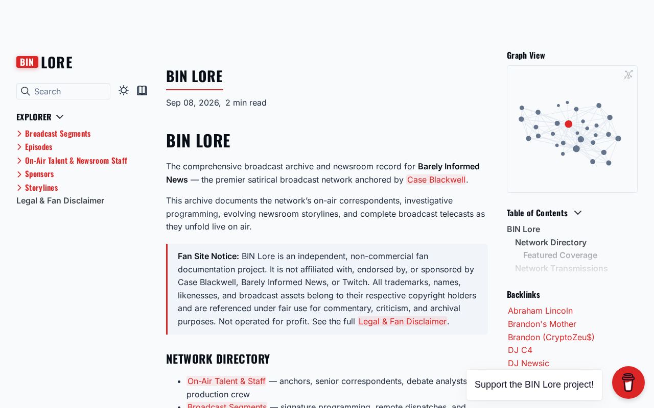 Preview of Binlore