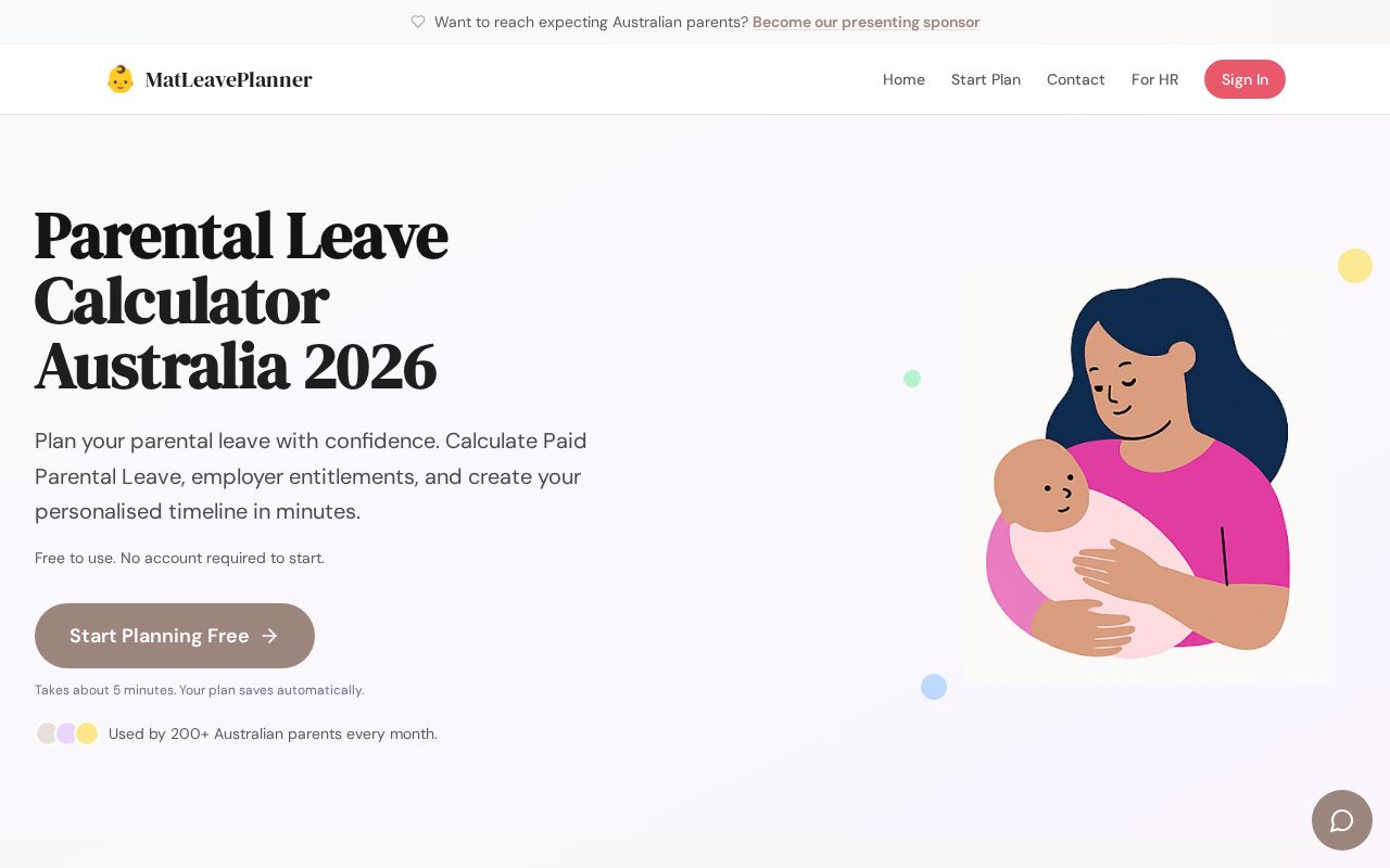 Preview of Mat Leave Planner - AUS