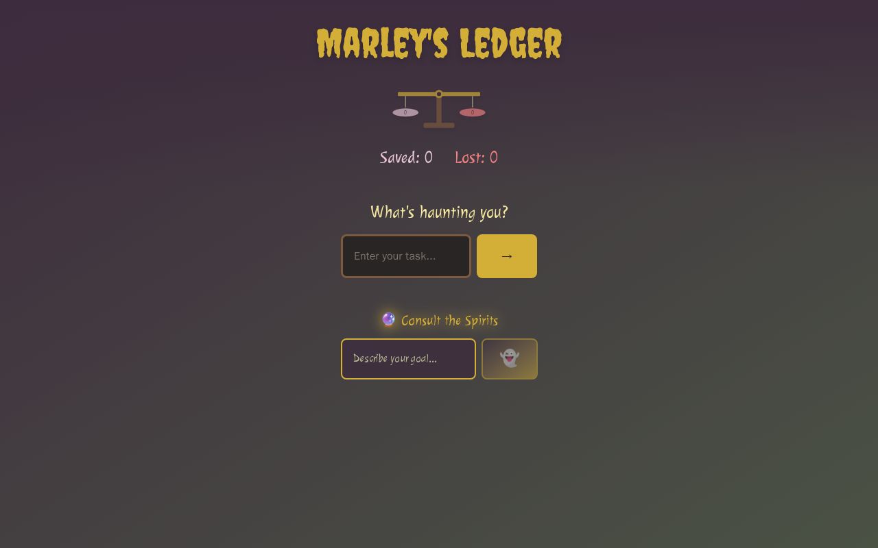 Preview of Marley's Ledger