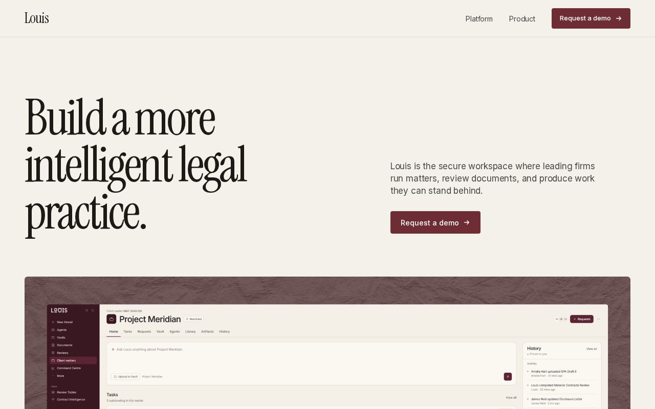 Preview of The website of LouisAI