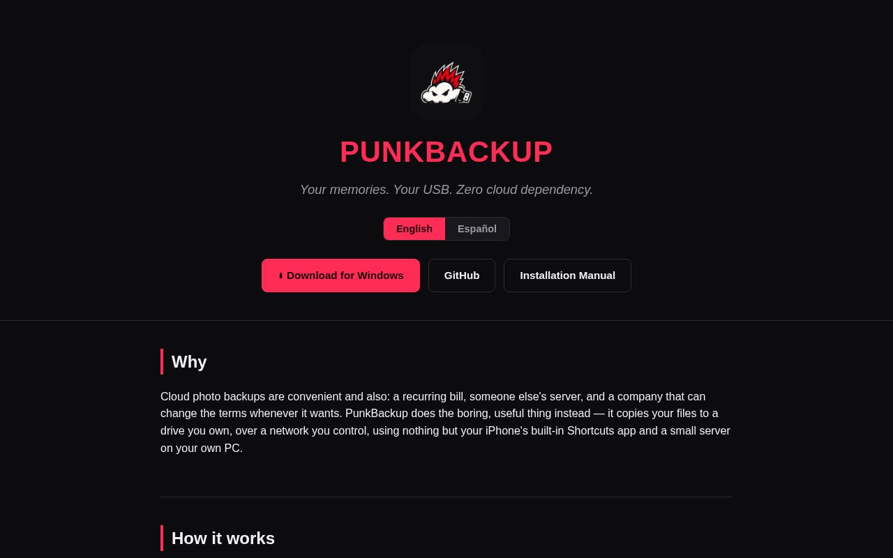 Preview of Punkbackup