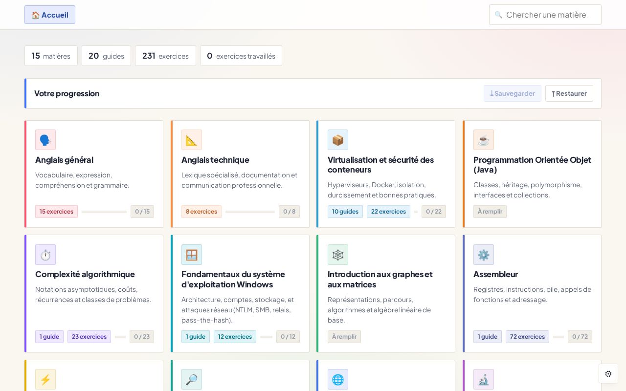 Preview of Site D Entrainement Cyber 2