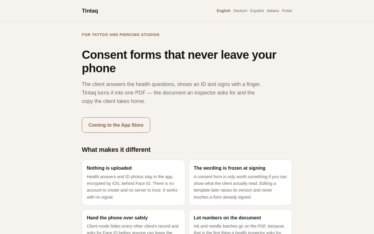 Preview of Tintaq Site