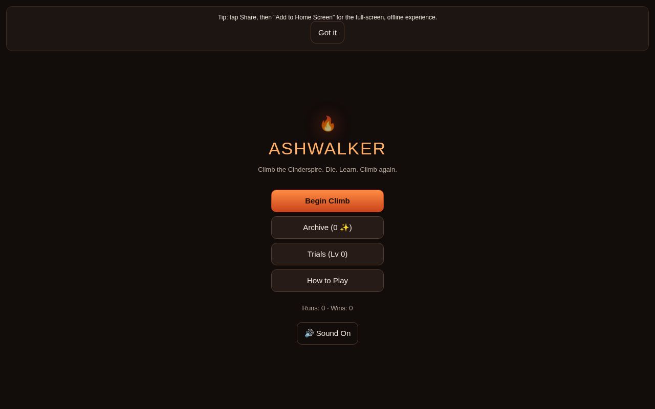 Preview of Ashwalker