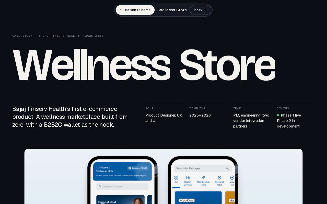 Preview of Wellness Store Case Study