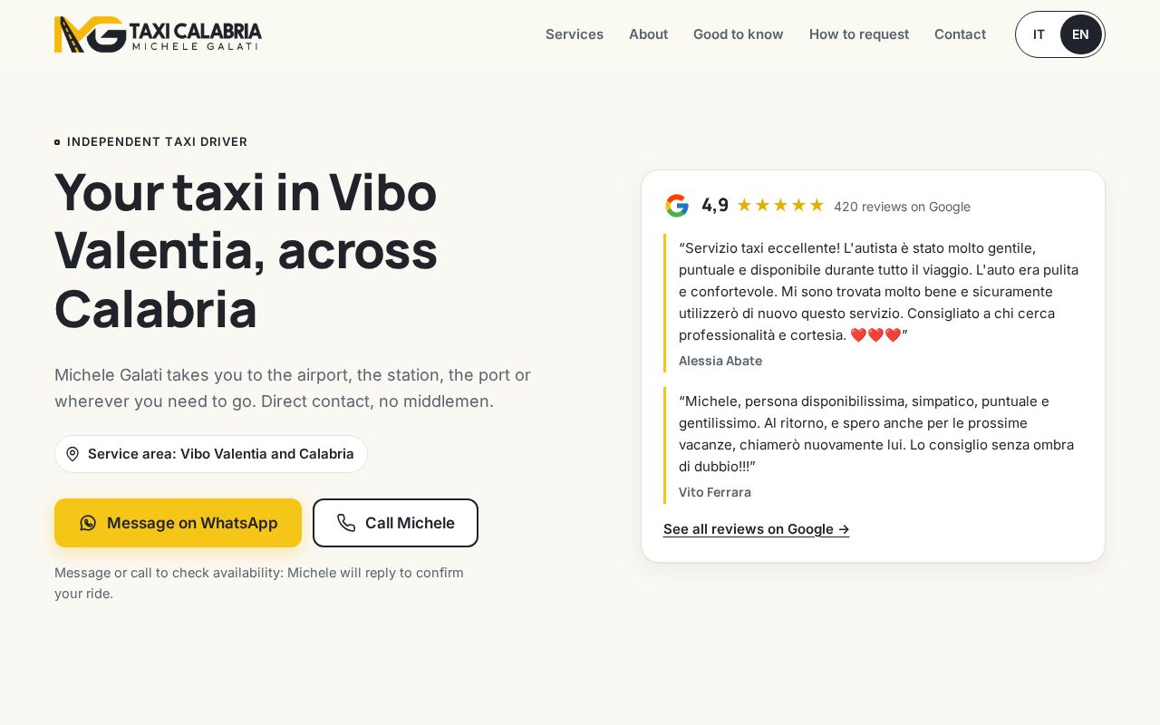 Preview of TaxiCalabria