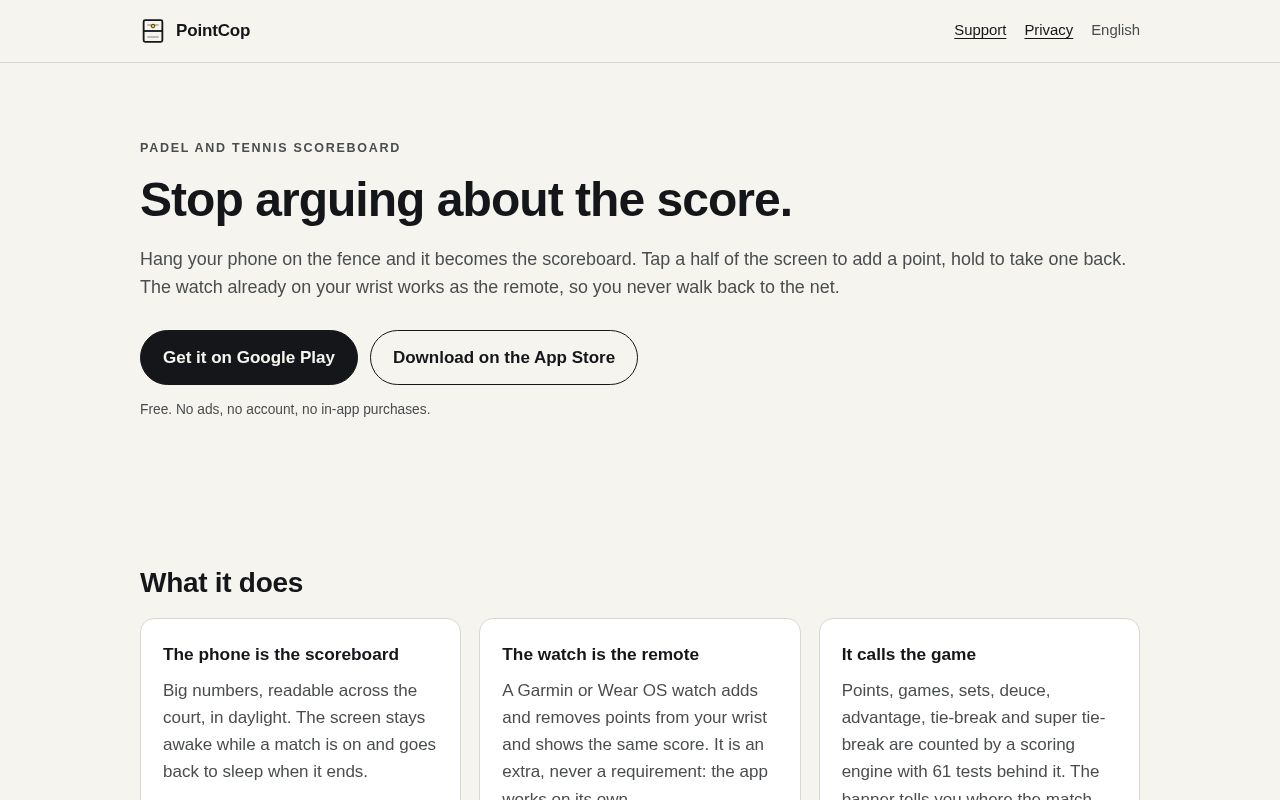 Preview of PointCop