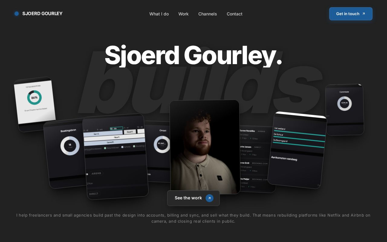 Preview of My personal website