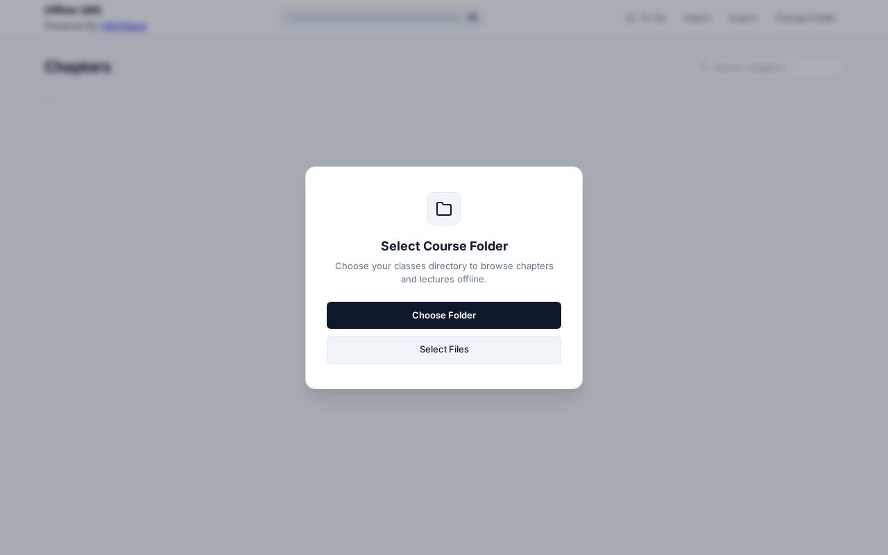 Preview of Offline Lms