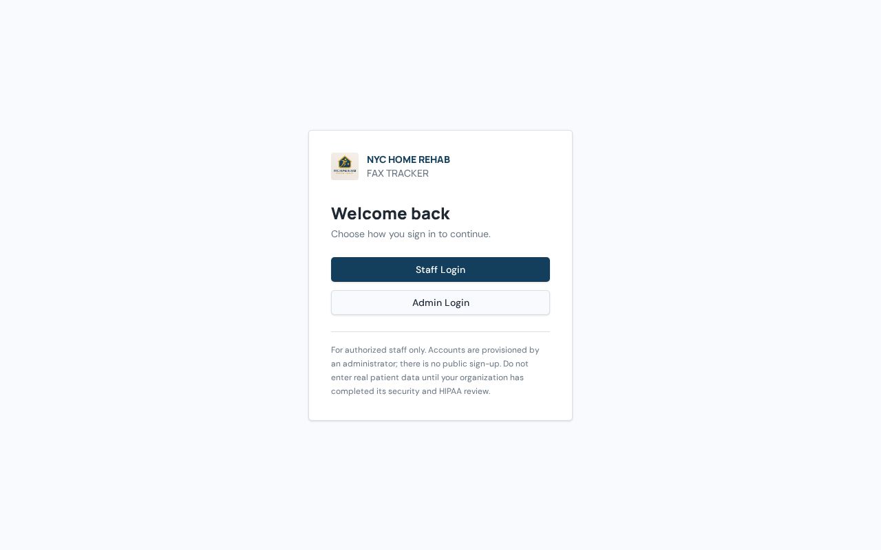 Preview of Faxtracker