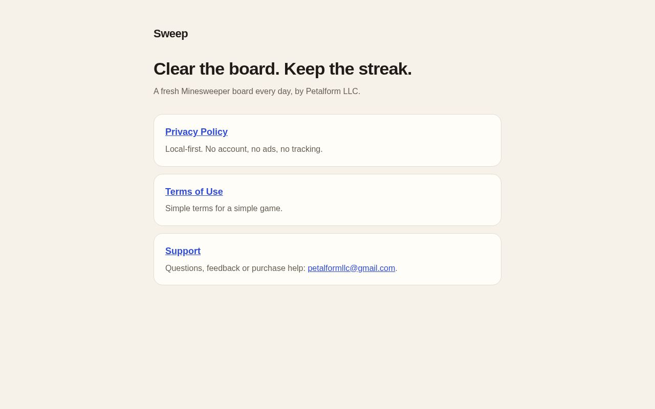 Preview of Sweep Legal