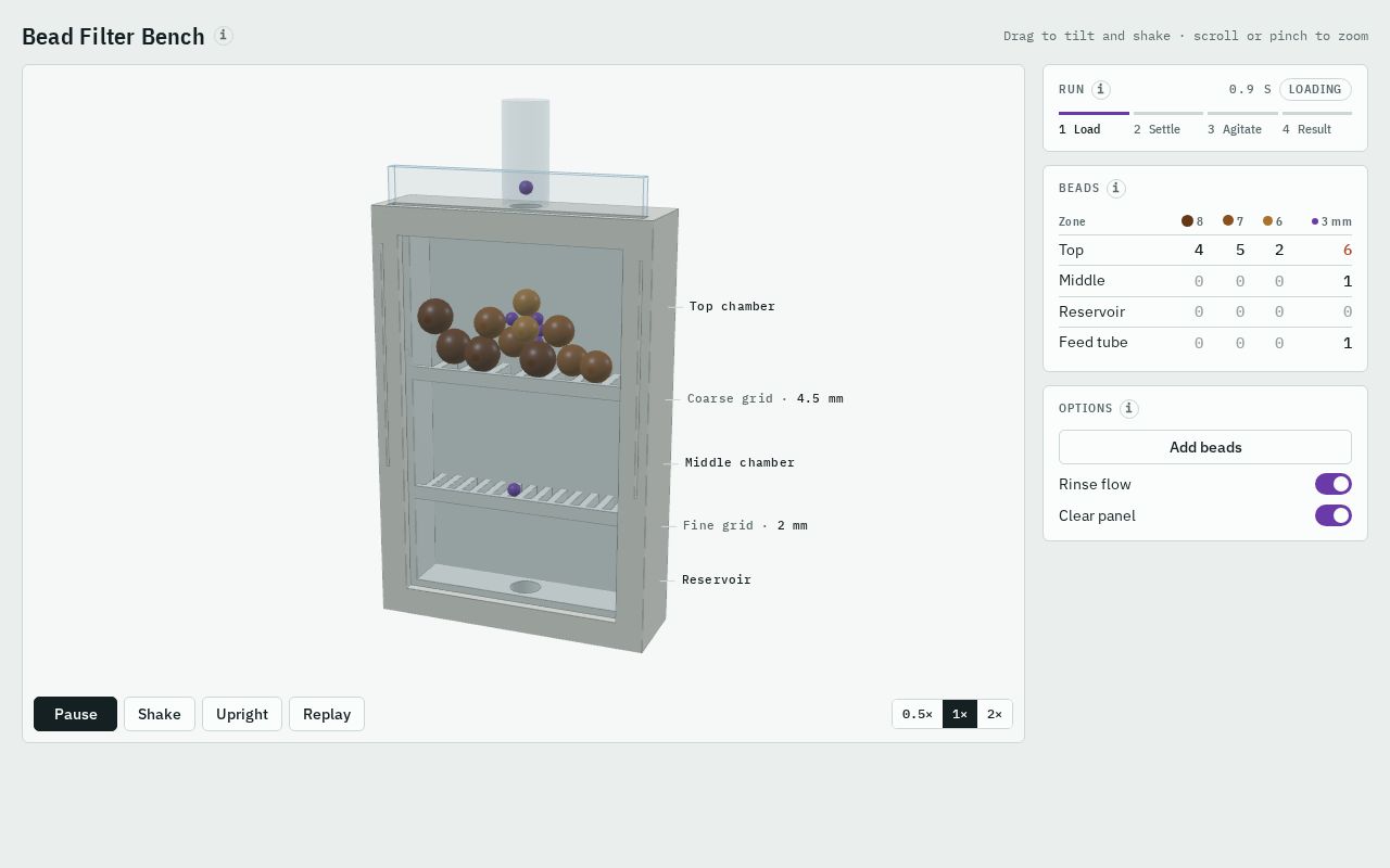 Preview of Bead Filter Demo