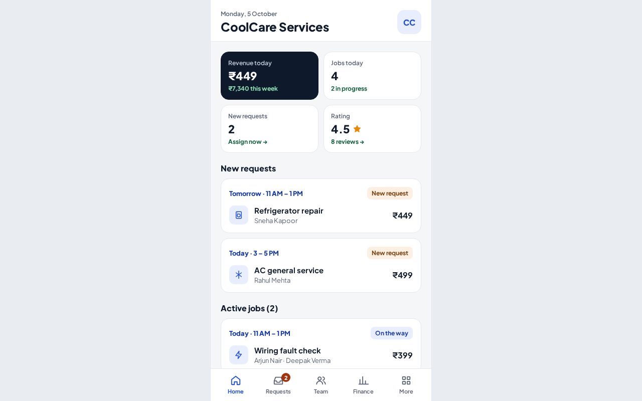 Preview of Servizato Provider