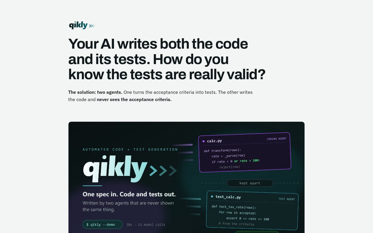Preview of Qikly