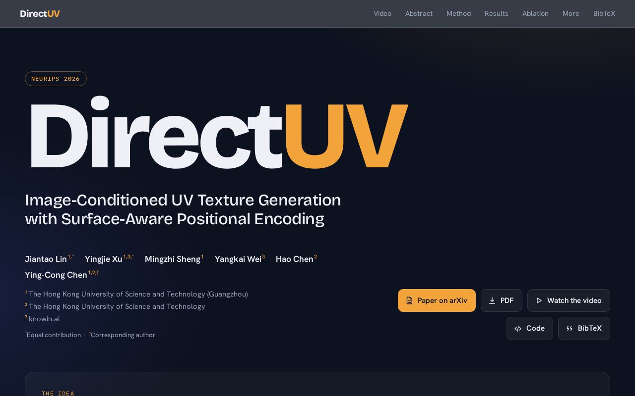 Preview of DirectUV Github Io