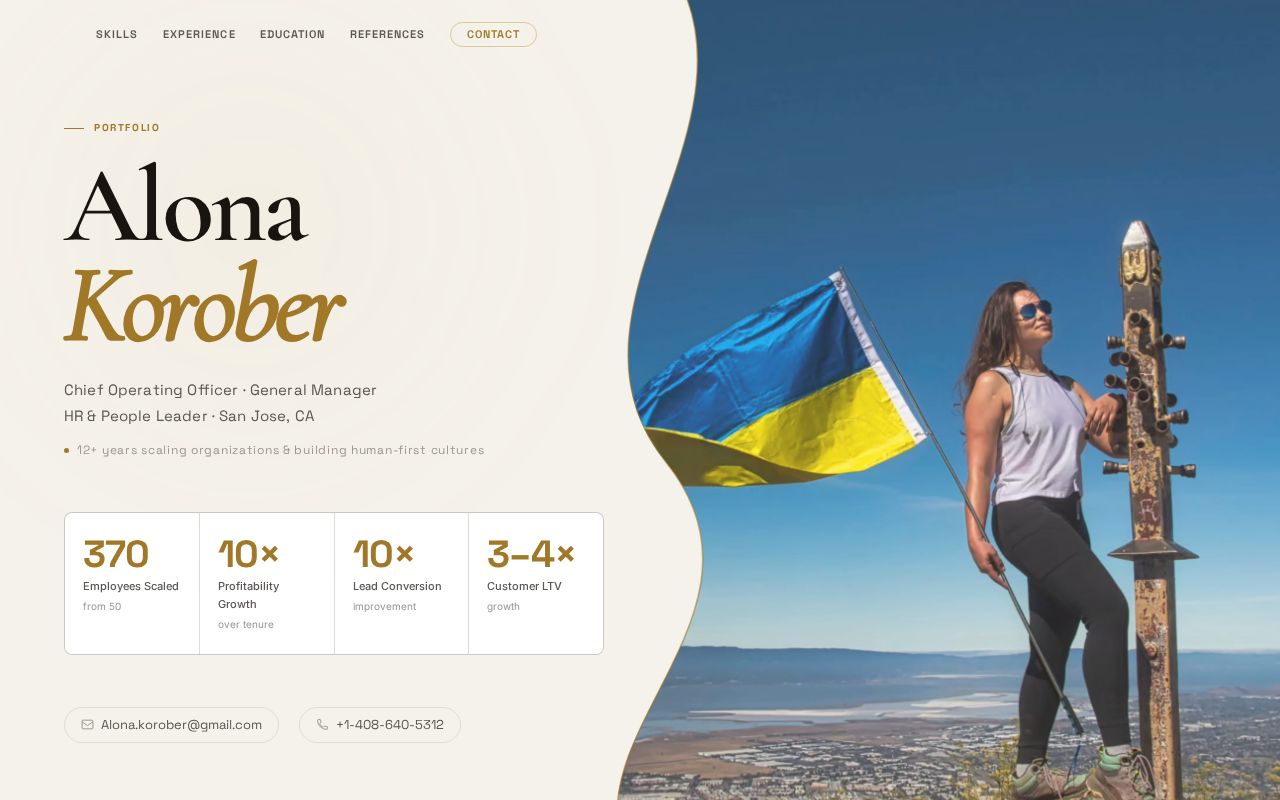 Preview of Alona Korober Github Io
