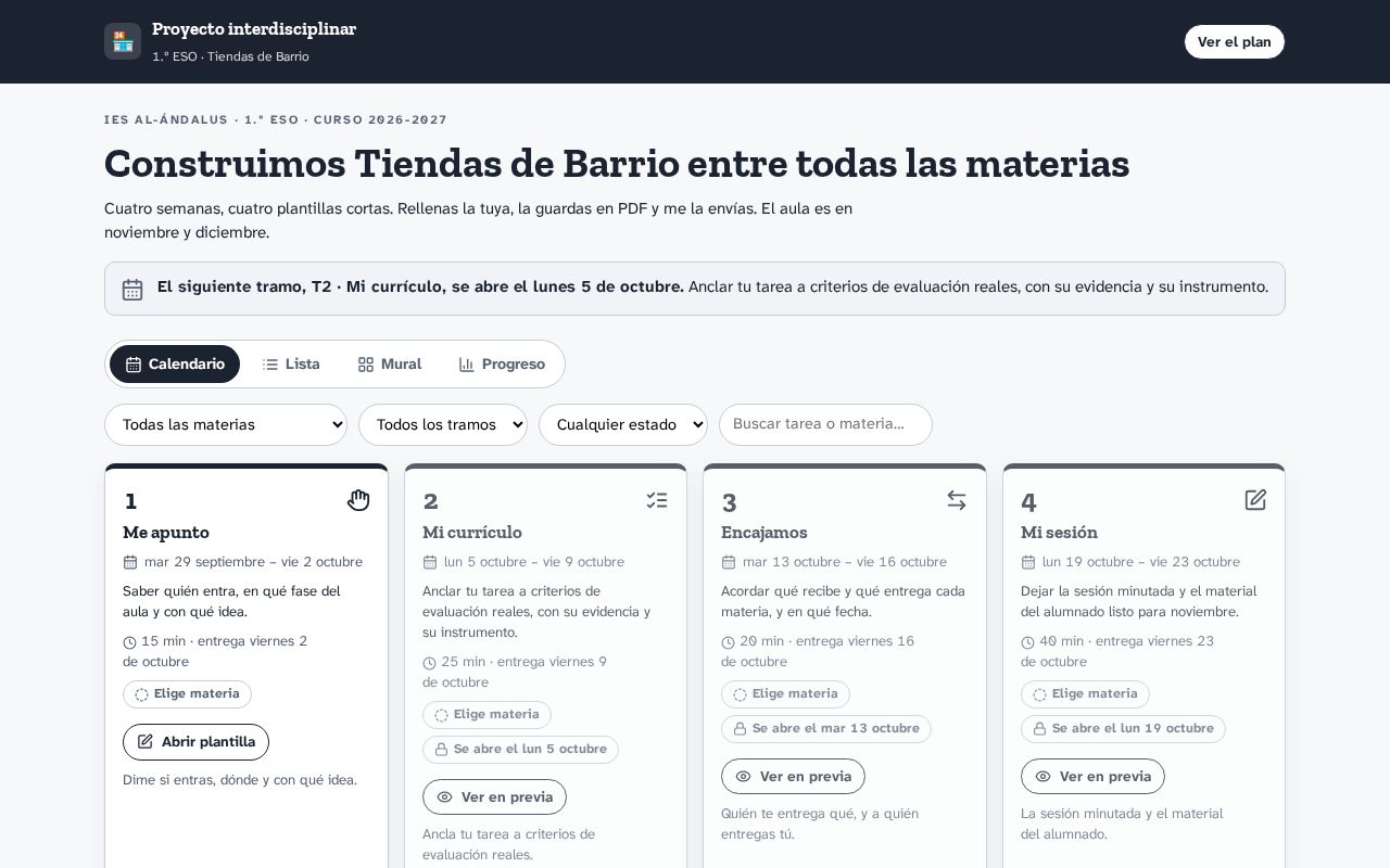 Preview of Proyecto Interdisciplinar 1eso