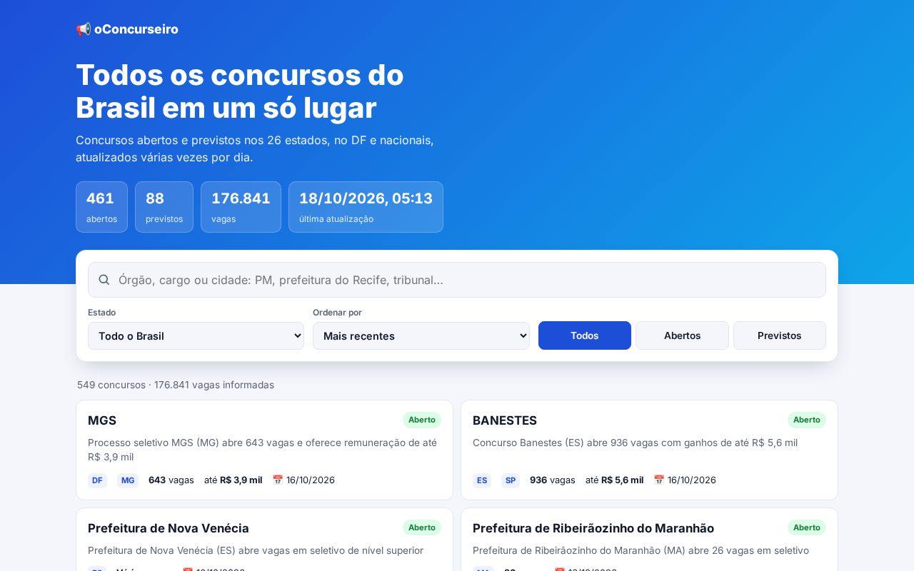 Preview of Oconcurseiro