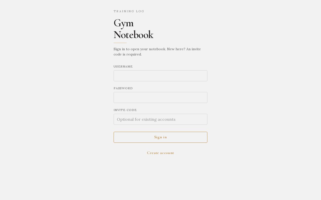 Preview of GymNotebook