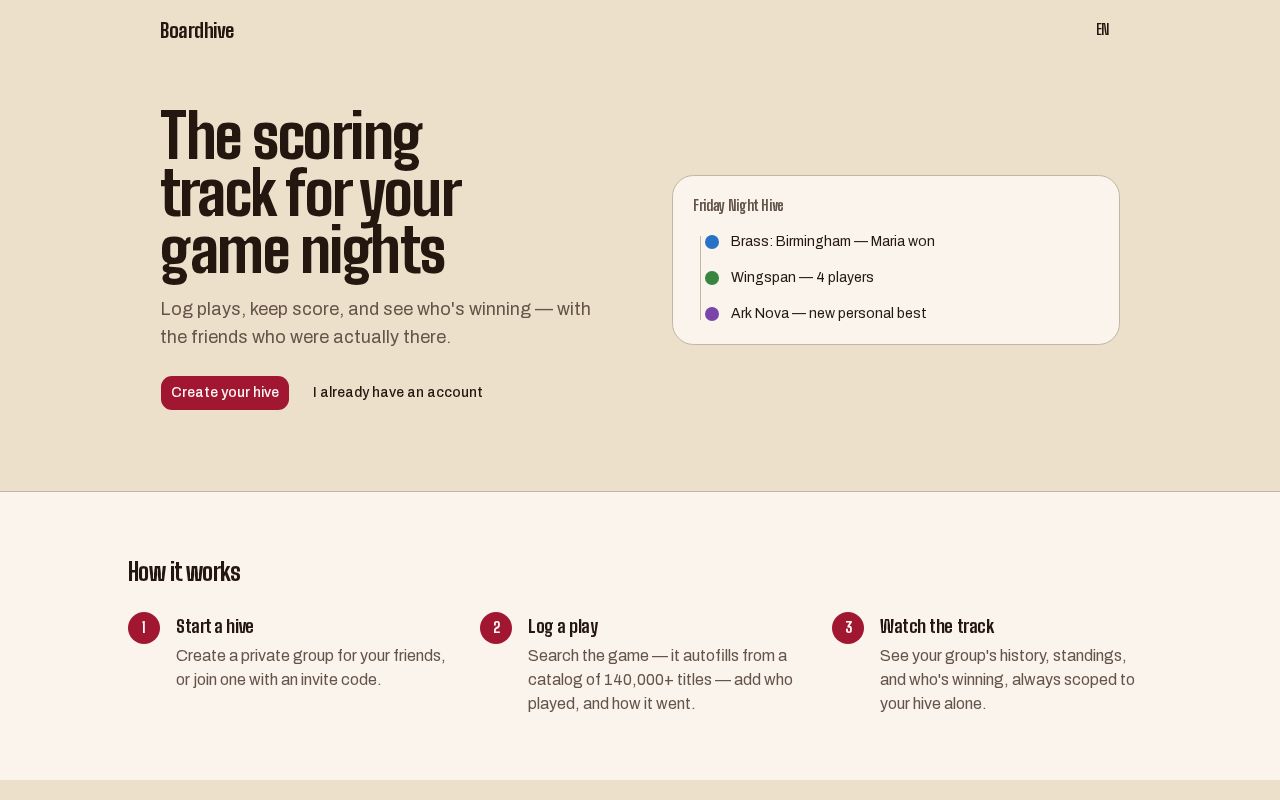 Preview of BoardHive