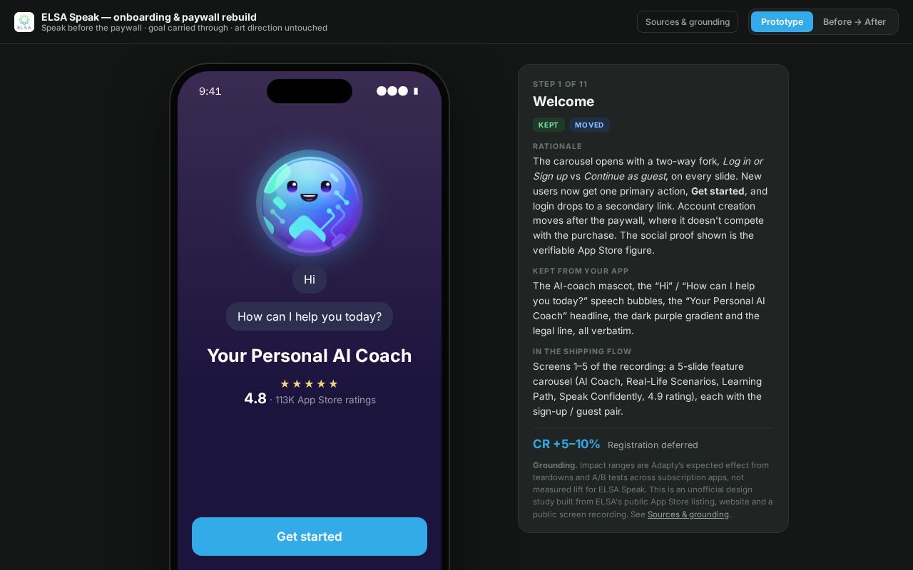 Preview of Elsa Speak Flow Rebuild