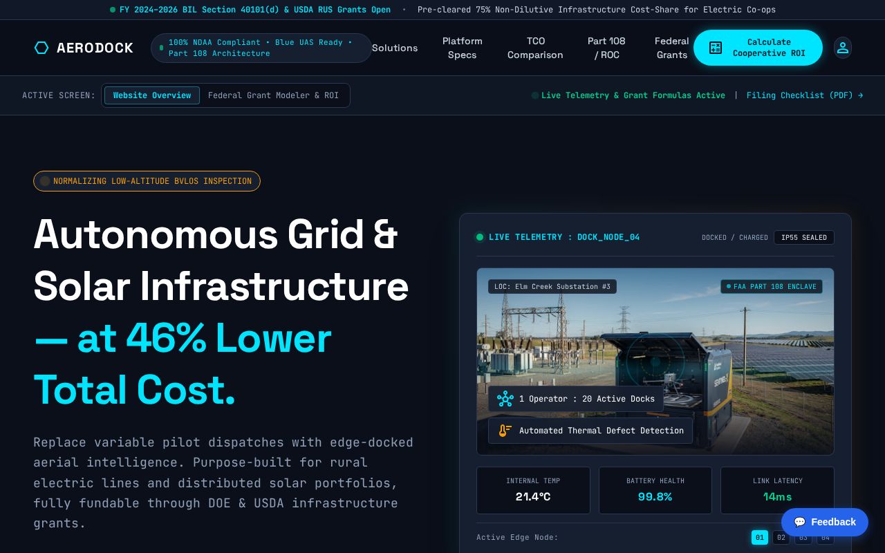Preview of Autonomous Grid Solar Infrastructure