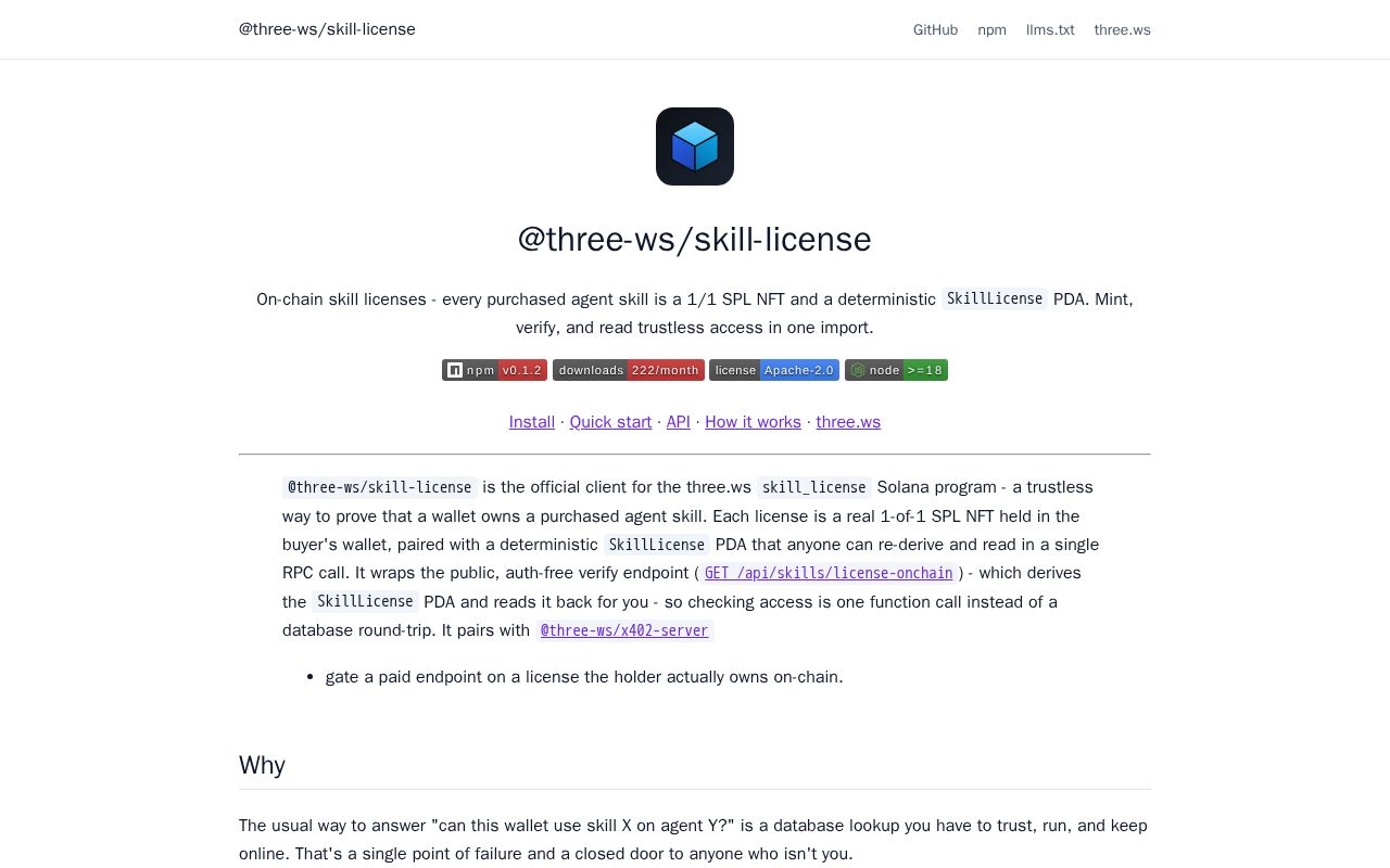 Preview of Three Ws Skill License