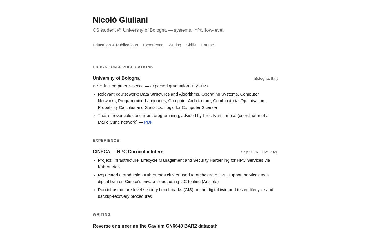 Preview of Nicologiuliani6 Github Io