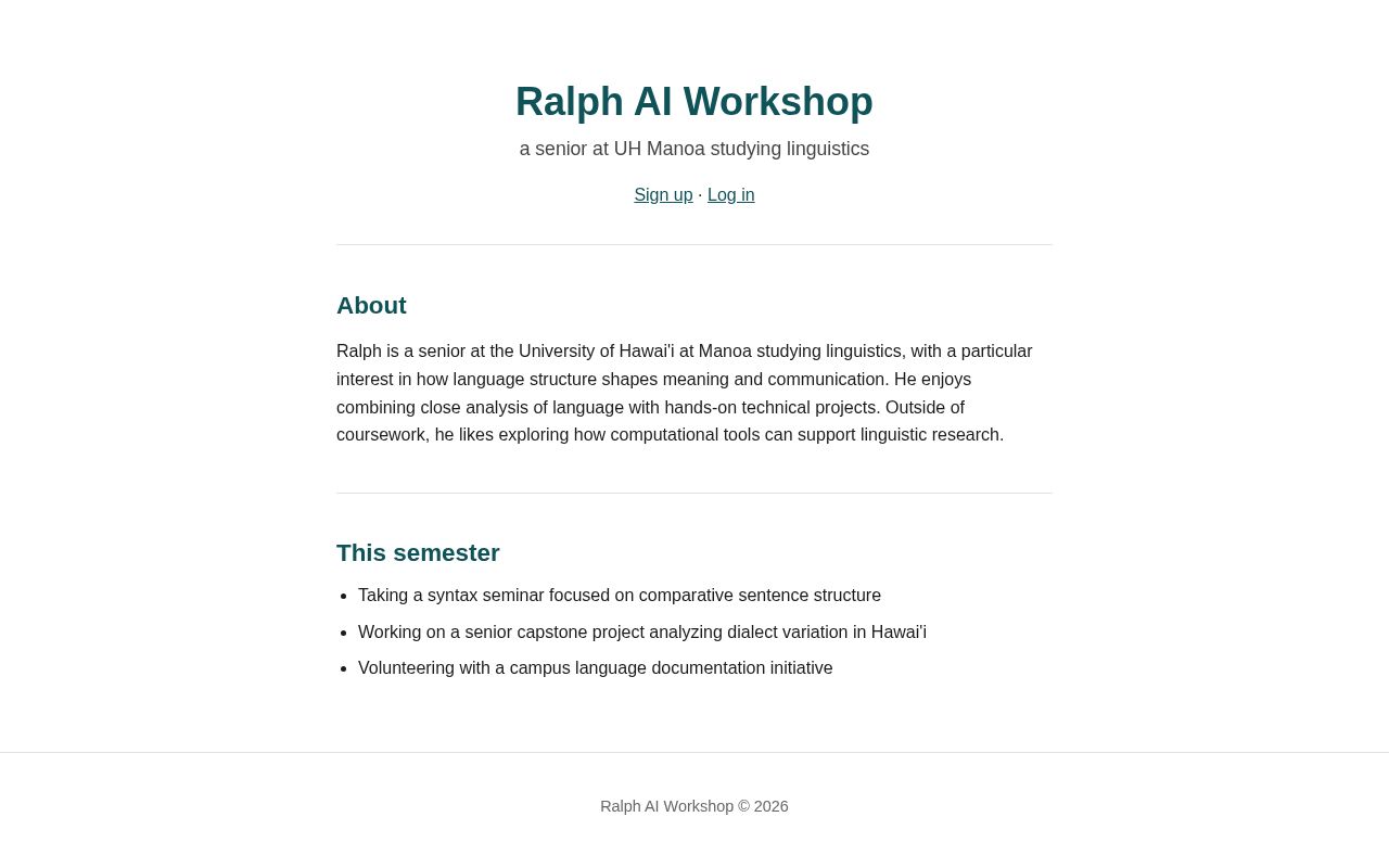 Preview of AI Workshop