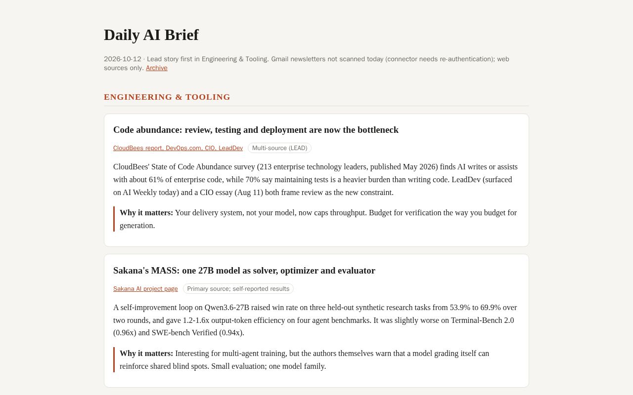 Preview of Daily Ai Brief
