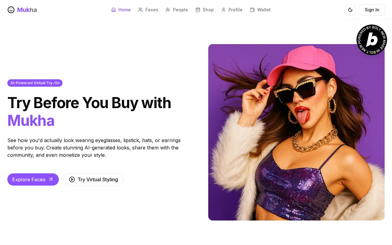 Preview of Mukha: Convert, Restyle & Monetize Your Face