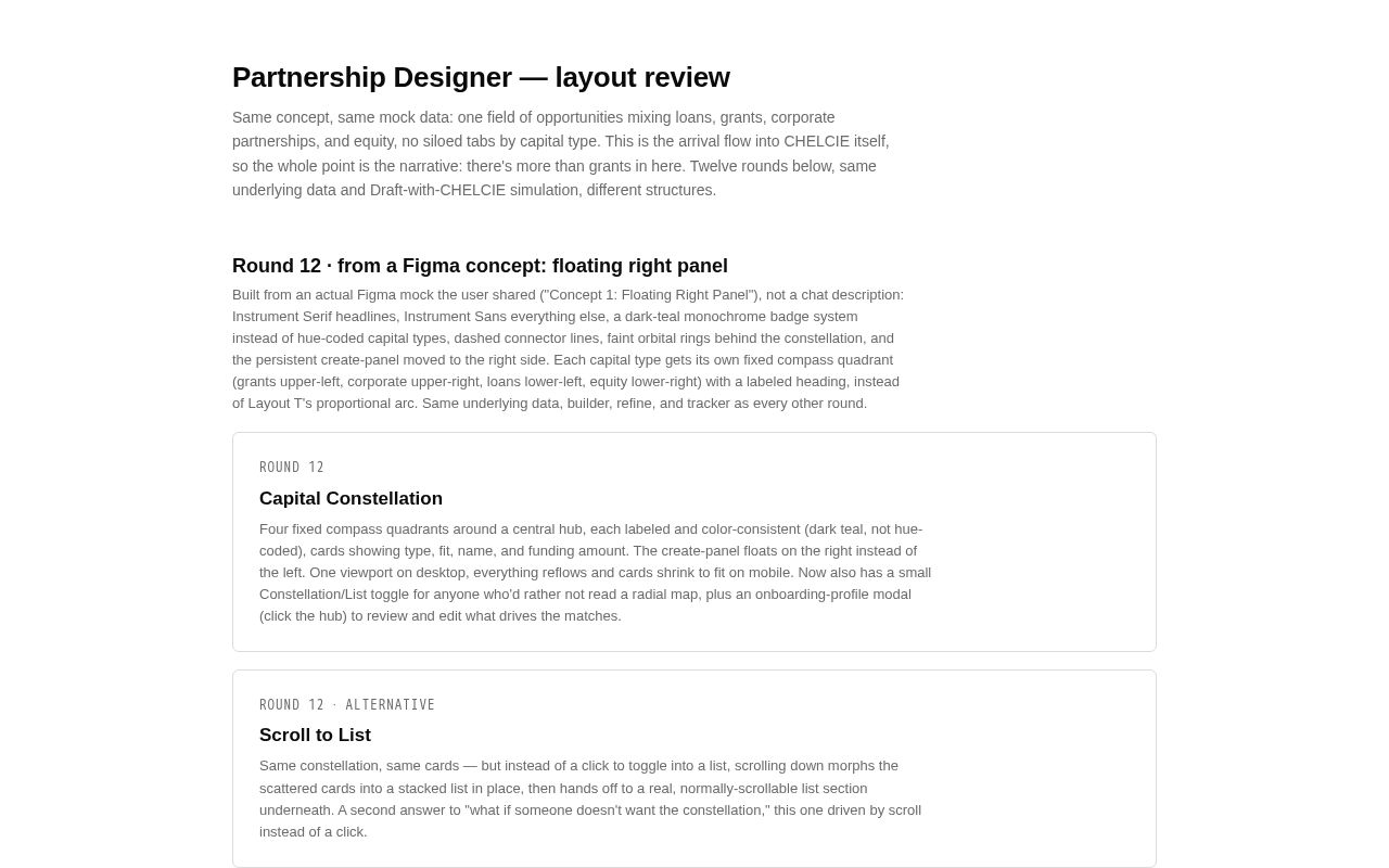 Preview of Partnership Designer