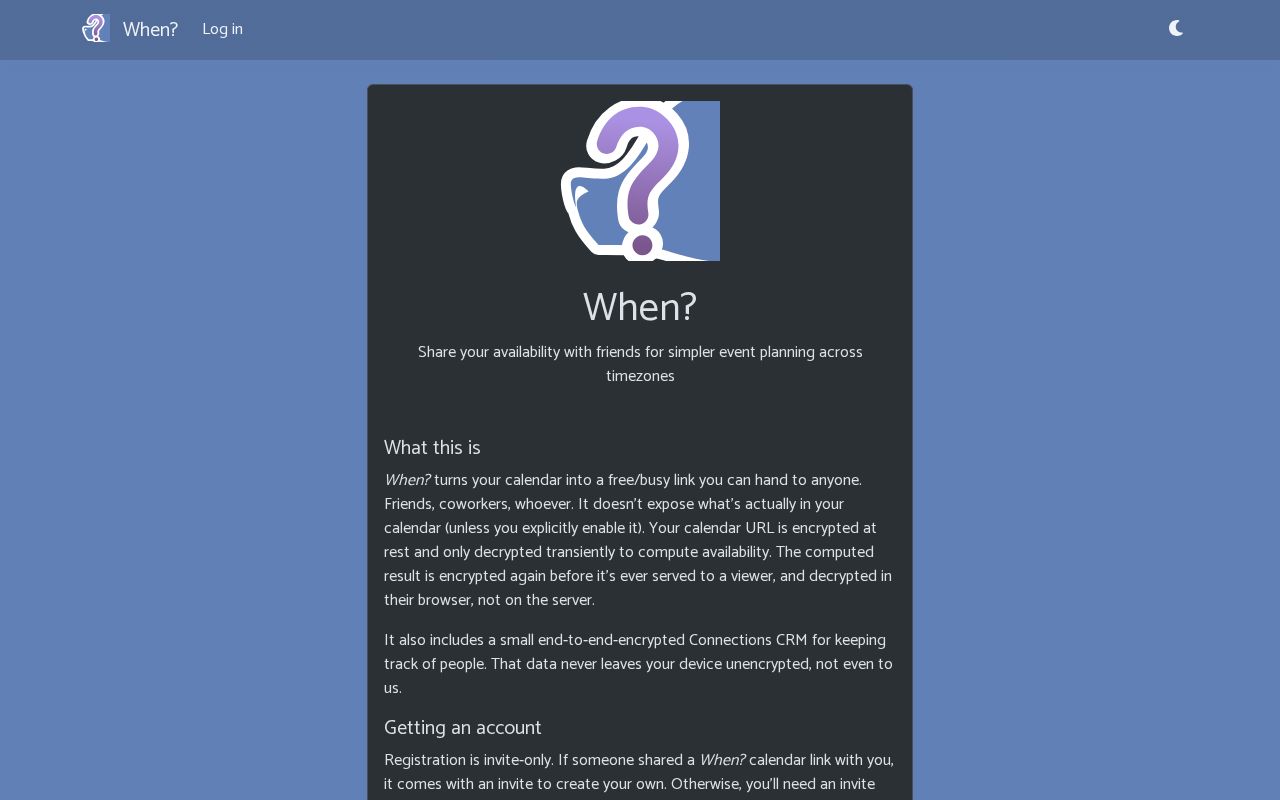 Preview of Share your availability with friends for simpler event planning across timezones